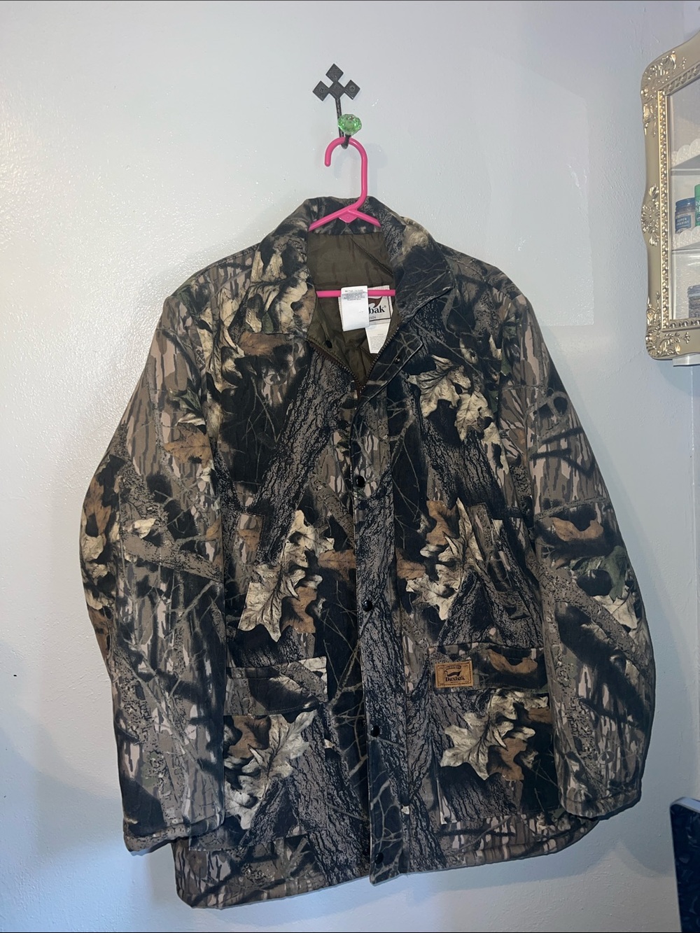 Duxbak Realtree Style Camo Utility Jacket in Brown and Green